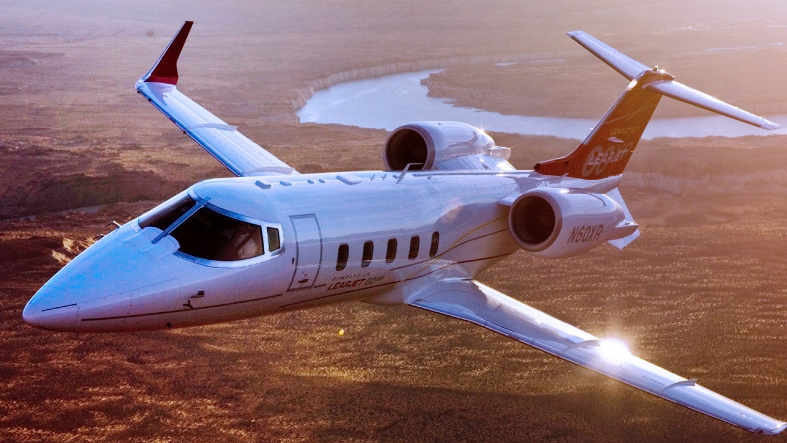 Learjet 60XR Außenansicht