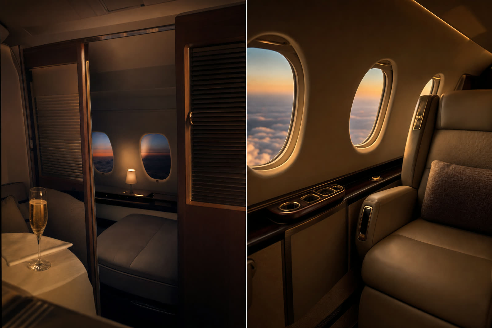 Privatjet oder First Class: die realen Zahlen für DXB-JFK und SIN-LHR 2026