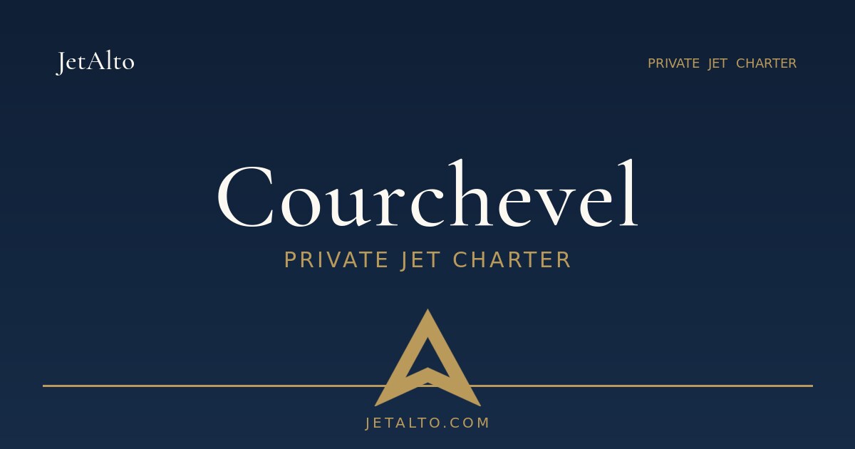 Privatjet-Charter Courchevel