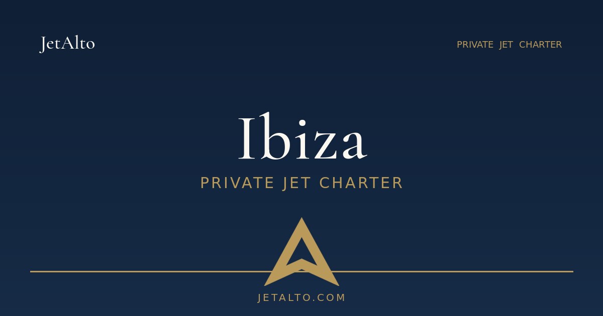 Privatjet-Charter Ibiza