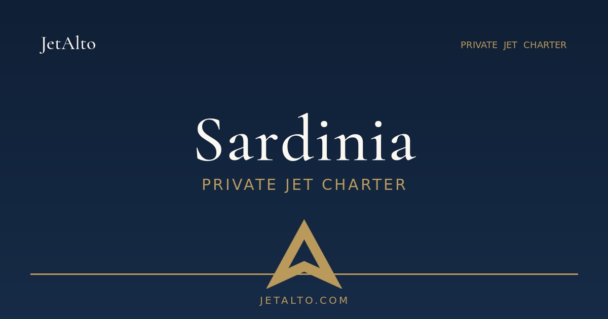 Privatjet-Charter Sardinia